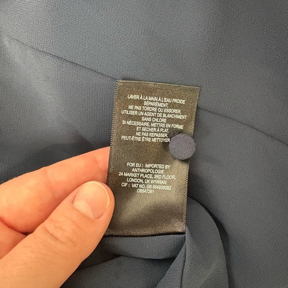 Anthropologie Maeve Festivity Swing Dress Navy with Tassels and Sequins - Picture 7 of 7